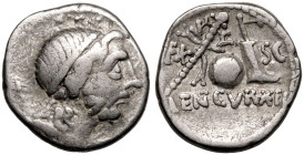 Cn. Lentulus AR Denarius