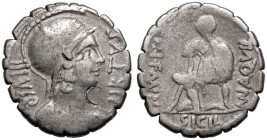 Mn. Aquillius Mn. f. Mn. n AR Serrate Denarius