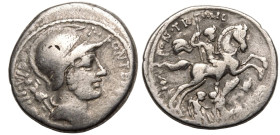 P. Fonteius P. f. Capito AR Denarius
