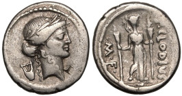 P. Clodius M. f. Turrinus AR Denarius