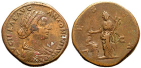 Lucilla (daughter of Marcus Aurelius) Æ Sestertius