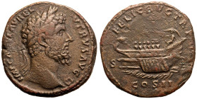 Lucius Verus Æ Sestertius