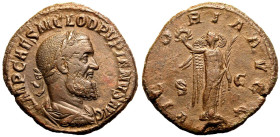 Pupienus Æ Sestertius
