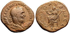 Pupienus Æ Sestertius