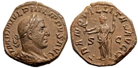 Philip I Æ Sestertius