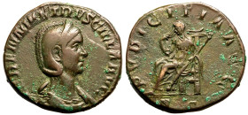 Herennia Etruscilla (wife of Trajan Decius) Æ Sestertius