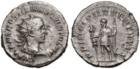 Hostilian (Caesar) AR Antoninianus