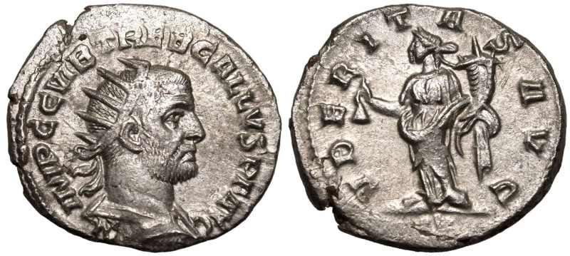 ROMAN EMPIRE. Trebonianus Gallus. 
Silver Antoninianus, AD 251-253. Antioch. 
...