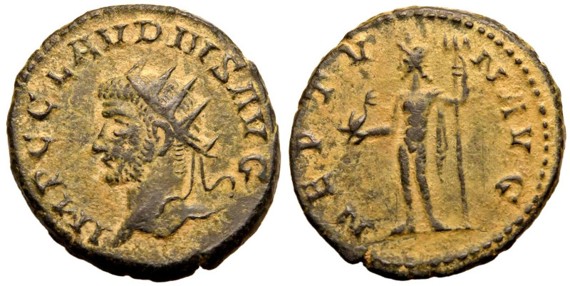 ROMAN EMPIRE. Claudius II 'Gothicus'. 
Billon Antoninianus, AD 270. Antioch. 
...