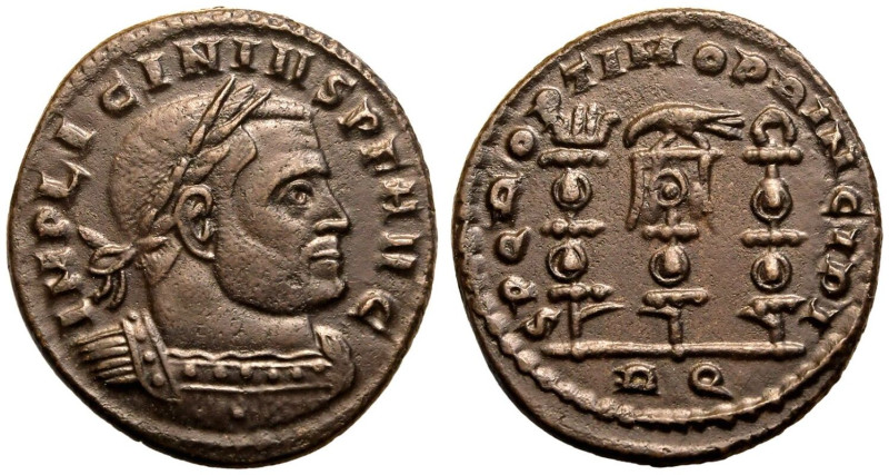 ROMAN EMPIRE. Licinius I. 
Billon Nummus, AD 312-313. Rome. 
Obv: IMP LICINIVS...