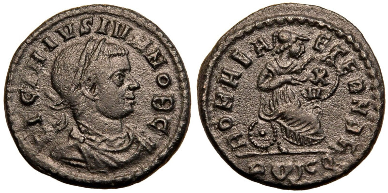 ROMAN EMPIRE. Licinius II (Caesar). 
Billon Nummus, AD 320. Rome. 
Obv: LICINI...