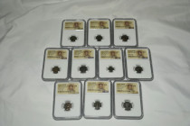 Various Emperors BI 10 x Nummi
