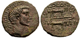 Cilicia, uncertain mint (possibly Ninica-Claudiopolis), Augustus Æ19