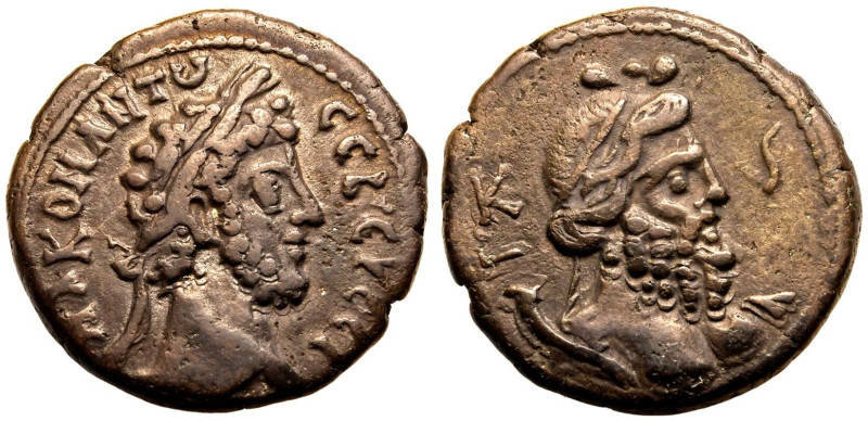 ROMAN PROVINCIAL. EGYPT, ALEXANDRIA. Commodus. 
Billon Tetradrachm, dated RY 26...