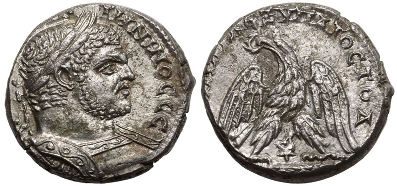 ROMAN PROVINCIAL. PHOENICIA, TYRE. Caracalla. 
Silver Tetradrachm, AD 213-217. ...