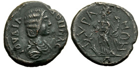 Scythia, Tyras, Julia Domna (wife of Septimius Severus) Æ22