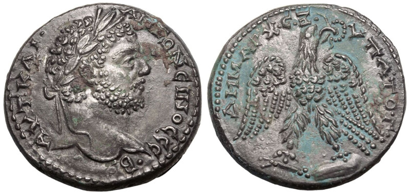 ROMAN PROVINCIAL. SELEUCIS AND PIERIA, ANTIOCH. Caracalla. 
Silver Tetradrachm,...