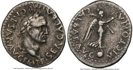 Galba (July AD 68-January AD 69). AR quinarius (15mm, 1.62 gm, 6h). NGC Choice VF 5/5 - 3/5. Lugdunum, November AD 68-15 January AD 69. SER•GALBA•IMP•...