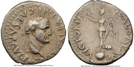 Galba (July AD 68-January AD 69). AR quinarius (14mm, 1.71 gm, 6h). NGC Choice VF 5/5 - 2/5, scuffs. Uncertain Gallic mint (Lugdunum?), ca. November A...