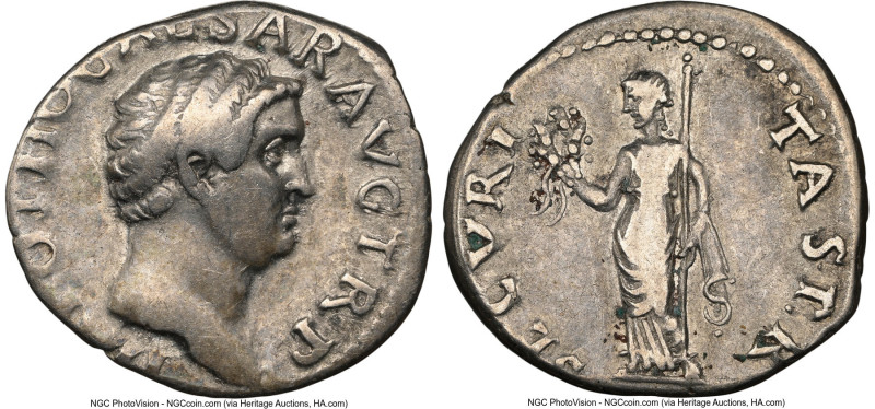 Otho (January-April AD 69). AR denarius (19mm, 3.32 gm, 6h). NGC VF 4/5 - 4/5. R...