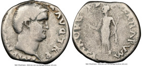 Otho (January-April AD 69). AR denarius (18mm, 3.27 gm, 6h). NGC VG 4/5 - 4/5. Rome. IMP M OTHO CAESAR AVG TR P, bare, bewigged head of Otho right / P...