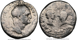 Vespasian (AD 69-79). AR denarius (18mm, 2.52 gm, 5h). NGC VG 4/5 - 2/5, scuffs, edge chips. Rome, January-June AD 70. IMP CAESAR VESP-ASIANVS AVG, la...