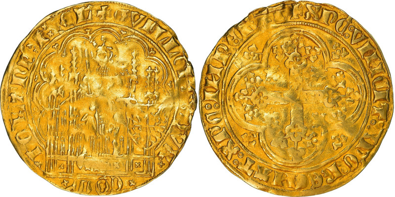 Coin, Netherlands, Wilhelm VI von Bayeren, Chaise d'or, Dordrecht, VF(30-35)

...
