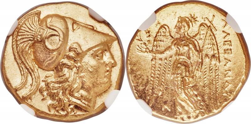 MACEDONIAN KINGDOM. Alexander III the Great (336-323 BC). AV stater (18mm, 8.60 ...