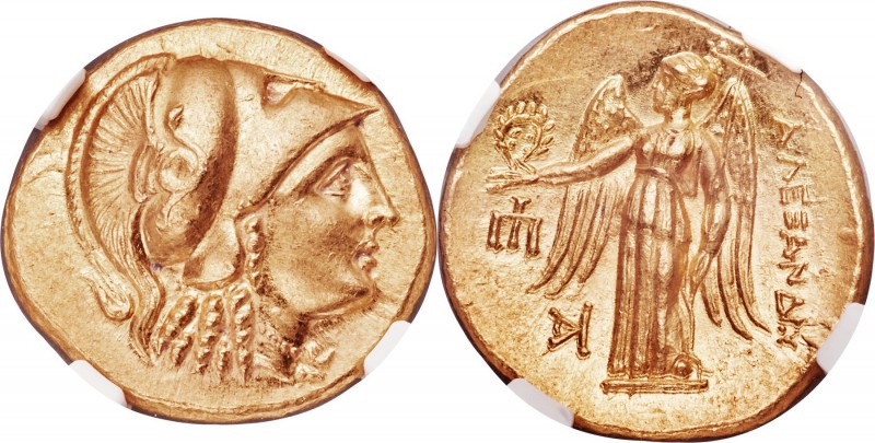 MACEDONIAN KINGDOM. Alexander III the Great (336-323 BC). AV stater (20mm, 8.61 ...