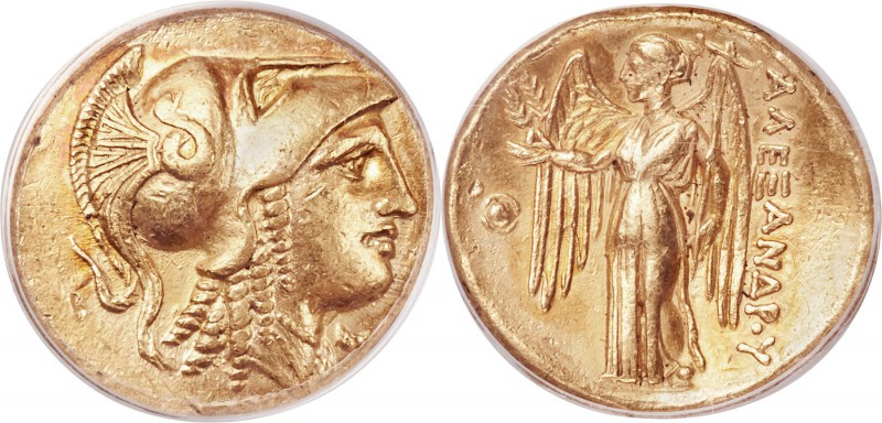 MACEDONIAN KINGDOM. Alexander III the Great (336-323 BC). AV stater (18mm, 8.6 g...