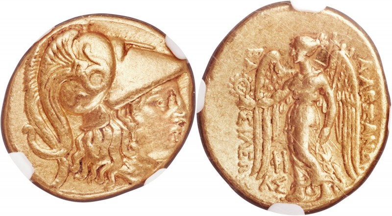 MACEDONIAN KINGDOM. Alexander III the Great (336-323 BC). AV stater (18mm, 8.54 ...