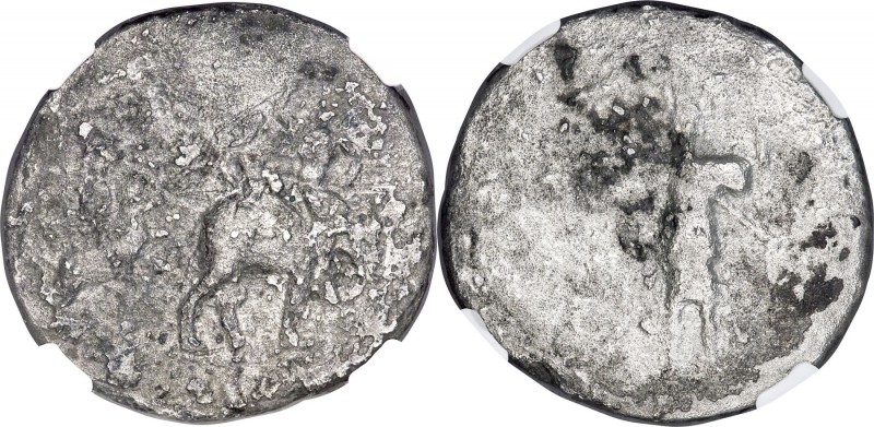 MACEDONIAN KINGDOM. Alexander III the Great (336-323 BC). AR 'medallion' of 5 sh...