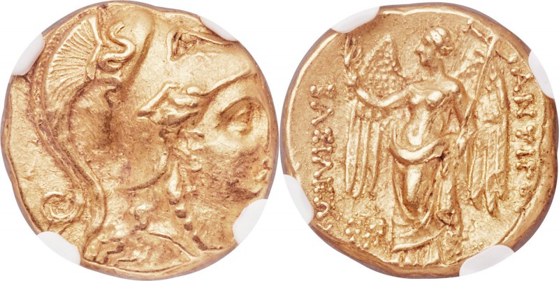 MACEDONIAN KINGDOM. Antigonus II Gonatas (277/6-239 BC). AV stater (16mm, 8.59 g...