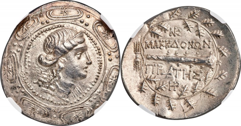 MACEDON UNDER ROME. First Meris. Ca. 167-149 BC. AR tetradrachm (36mm, 16.45 gm,...