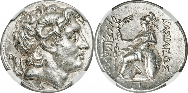 THRACIAN KINGDOM. Lysimachus (305-281 BC). AR tetradrachm (28mm, 16.90 gm, 12h)....