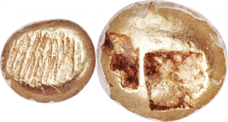 IONIA. Uncertain mint. Ca. 650-600 BC. EL sixth stater or hecte (9mm, 2.32 gm). ...