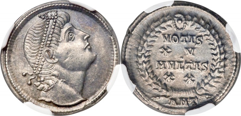 Constantius II, as Augustus (337-361 AD). AR anepigraphic siliqua (21mm, 3.23 gm...