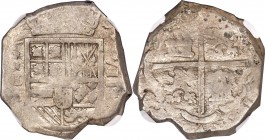 Philip IV Cob 8 Reales ND (1628) NR-E XF45 NGC, Cartagena mint, KM3.4, Cal-253. 26.96gm. An unusually fine piece of this elusive Colombian cob coinage...