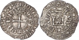 Aquitaine. Edward III (1325-1377) Gros Aquitanique au Lion au-Dessus ND AU53 NGC, Elias-51a (RR), W&F-58D 3/b (R4). 23mm. 2.20gm. Simply phenomenal qu...