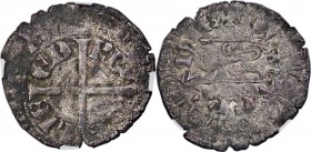 Aquitaine. Edward III (1325-1377) Gros au Lion Passant ND (1347-1351) VF25 NGC, Elias-59 (RRRR), W&F-66 2/b (R). 24mm. 1.98gm. Displaying a surprising...