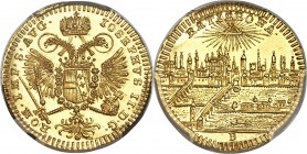 Regensburg. Free City gold 1/2 Ducat ND (1765-1790) MS63 PCGS, KM386, Fr-2566. Highly lustrous and choice, this charming city issue displays an enchan...