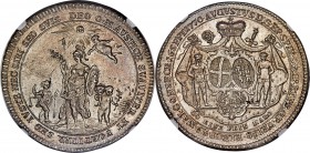 Speyer. Damian August Philipp Karl Taler 1770-AS MS63+ NGC, KM69, Dav-2788. Mintage: 5,000. Of exceptional quality, with soft, pastel tones that enric...