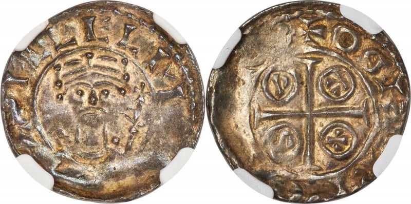 William I the Conquerer (1066-1087) Penny ND (c. 1083-1086) MS62 NGC, Salisbury ...