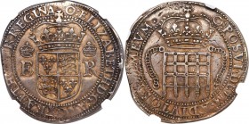 Elizabeth I silver Trade "Portcullis Money" 4 Testerns ND (1600-1601) AU55 NGC, Tower mint, 'O' mm, S-2607B, Prid-2. 13.50gm. An absolutely fascinatin...