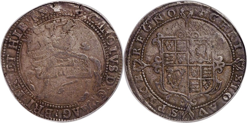 Charles I (1625-1649) Crown ND (1625-1626) VF25 PCGS, Tower mint, Cross Calvary ...