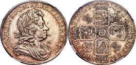 George I Crown 1716 AU Details (Cleaned) NGC, KM545.1, S-3639. An unusually fine Crown of George I, a denomination which hardly appears in any conditi...