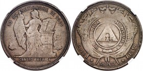 Republic 50 Centavos 1910/00 VF30 NGC, KM51. Mintage: 602. One of the great rarities of the Honduran series and considerably scarcer than the reported...