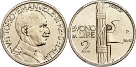 Vittorio Emanuele III Specimen Prova 2 Lire 1923-R SP62 PCGS, Rome mint, KM-Pr30. A scarce Prova issue of the KM63 2 Lire type. 

HID09801242017