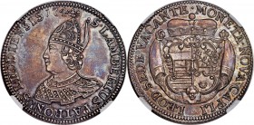 Bishopric. Sede Vacante Patagon 1744 AU55 NGC, KM147, Dav-1587. A truly rare coin with a reported mintage of only 200 pieces, this issue was struck up...