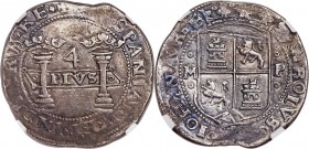 Charles & Joanna 4 Reales ND (1541) oMo-oPo XF45 NGC, Mexico City mint, KM0017. Scarcer earlier type. Strong toning and a good solid strike.

HID09801...